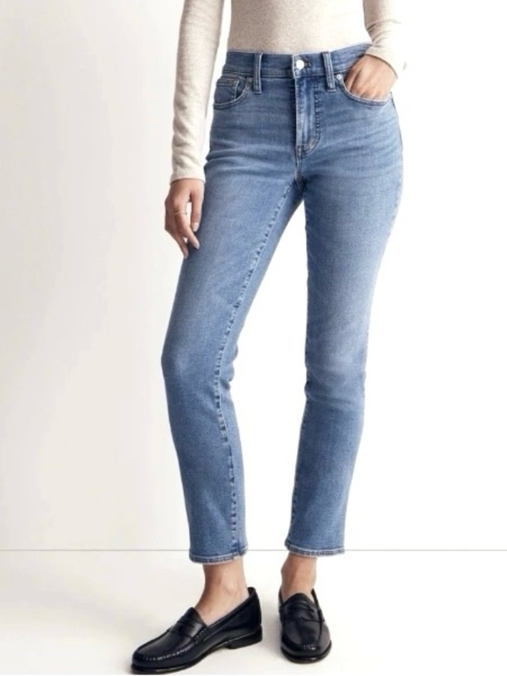 Madewell Mid-Rise Perfect Vintage Jeans Clearwater Light Wash Women's 27